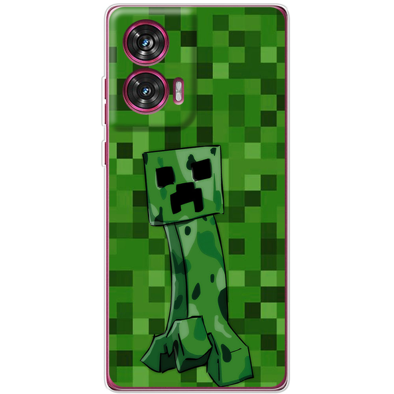 Чехол BoxFace Motorola Edge 50 Fusion Minecraft Creeper