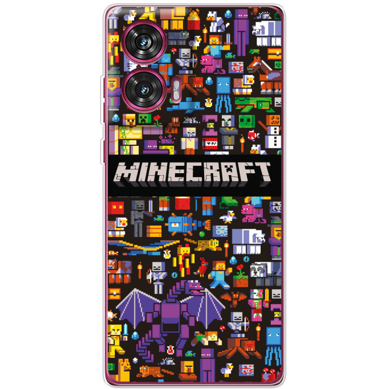 Чехол BoxFace Motorola Edge 50 Fusion Minecraft Mobbery