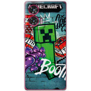 Чехол BoxFace Motorola Edge 50 Fusion Minecraft Graffiti