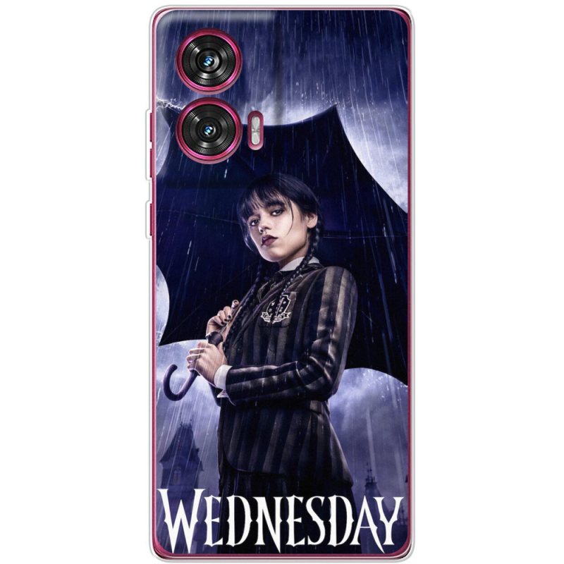 Чехол BoxFace Motorola Edge 50 Fusion Wednesday Addams