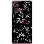 Чехол BoxFace Motorola Edge 50 Fusion Stray Kids автограф