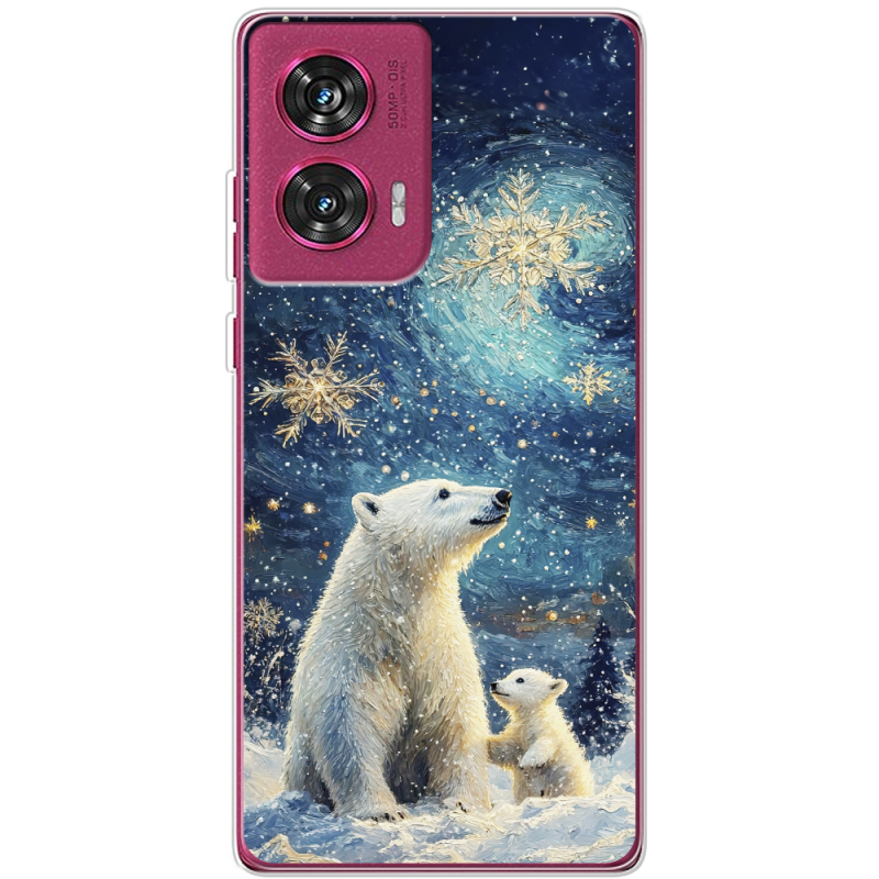 Чехол BoxFace Motorola Edge 50 Fusion Північні ведмеді