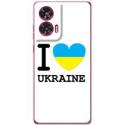 Чехол BoxFace Motorola Edge 50 Fusion I love Ukraine