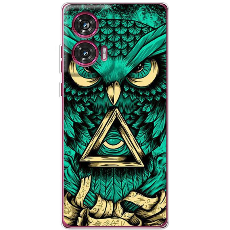 Чехол BoxFace Motorola Edge 50 Fusion Masonic Owl