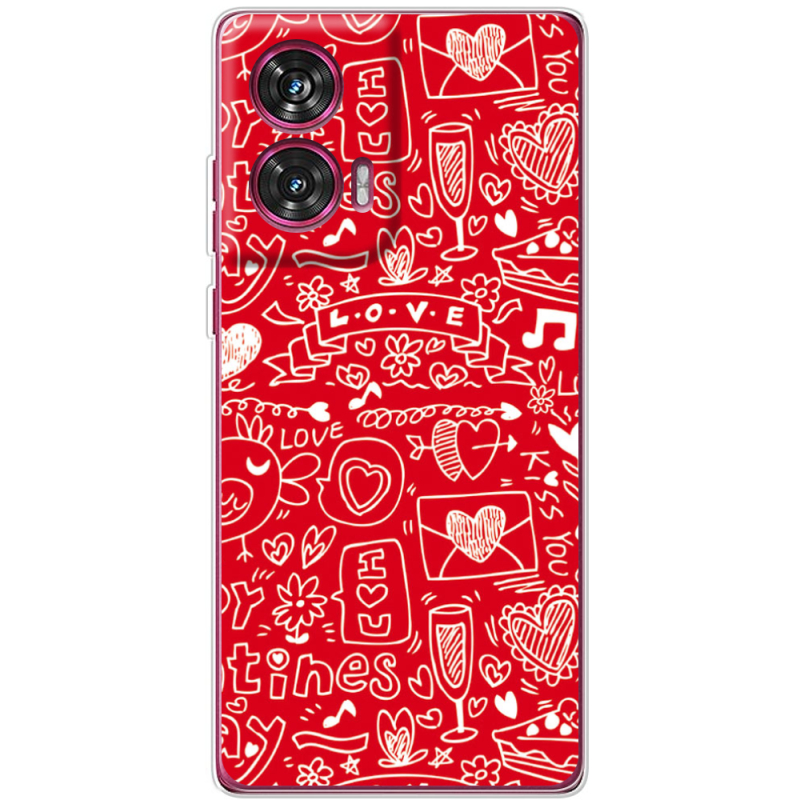 Чехол BoxFace Motorola Edge 50 Fusion Happy Valentines