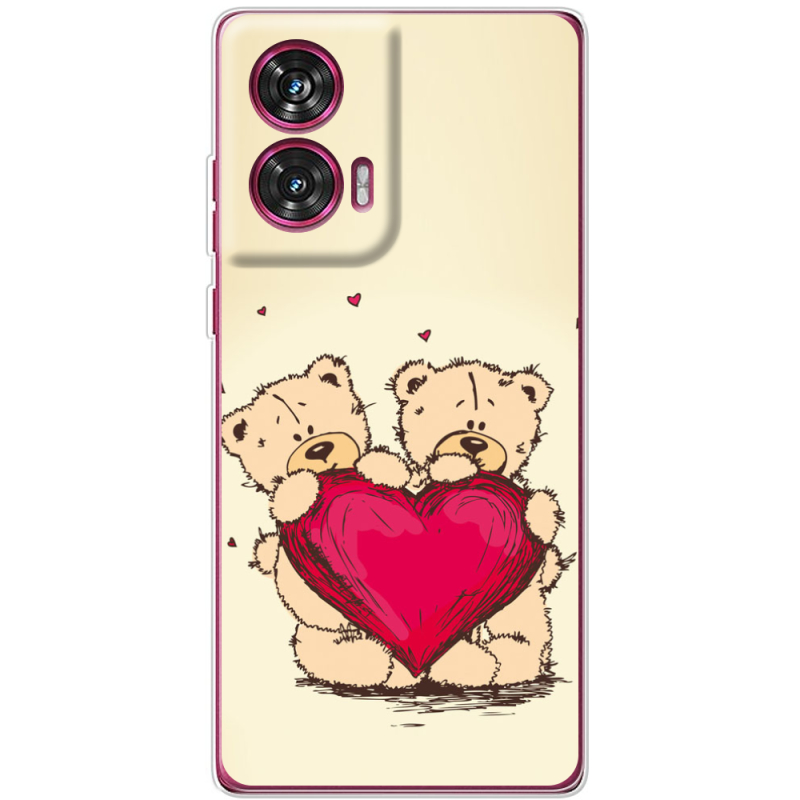 Чехол BoxFace Motorola Edge 50 Fusion Teddy Bear Love