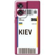 Прозрачный чехол BoxFace Motorola Edge 50 Fusion Ticket Kiev