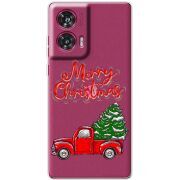 Прозрачный чехол BoxFace Motorola Edge 50 Fusion Holiday Car