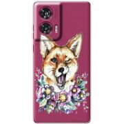 Прозрачный чехол BoxFace Motorola Edge 50 Fusion Winking Fox