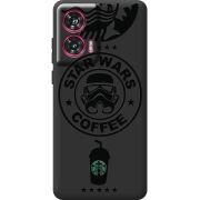 Черный чехол BoxFace Motorola Edge 50 Fusion Dark Coffee