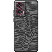 Черный чехол BoxFace Motorola Edge 50 Fusion Optical Hand