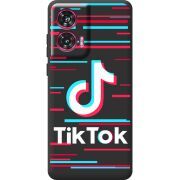 Черный чехол BoxFace Motorola Edge 50 Fusion Tik Tok