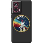 Черный чехол BoxFace Motorola Edge 50 Fusion NASA