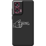 Черный чехол BoxFace Motorola Edge 50 Fusion Pew Pew