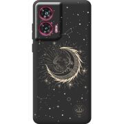 Черный чехол BoxFace Motorola Edge 50 Fusion Moon