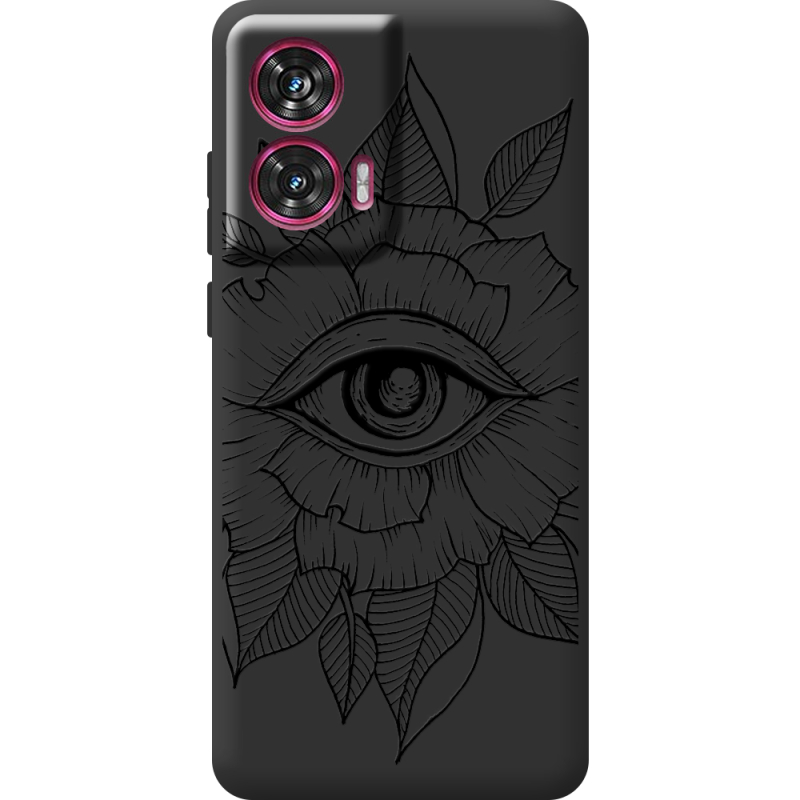 Черный чехол BoxFace Motorola Edge 50 Fusion Eye