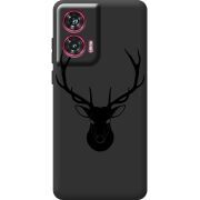 Черный чехол BoxFace Motorola Edge 50 Fusion Deer