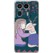 Чехол BoxFace Motorola Edge 50 Ultra Girl and deer