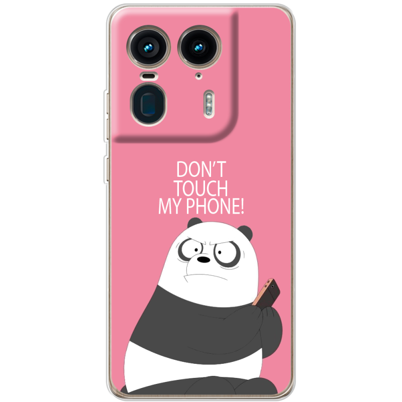 Чехол BoxFace Motorola Edge 50 Ultra Dont Touch My Phone Panda