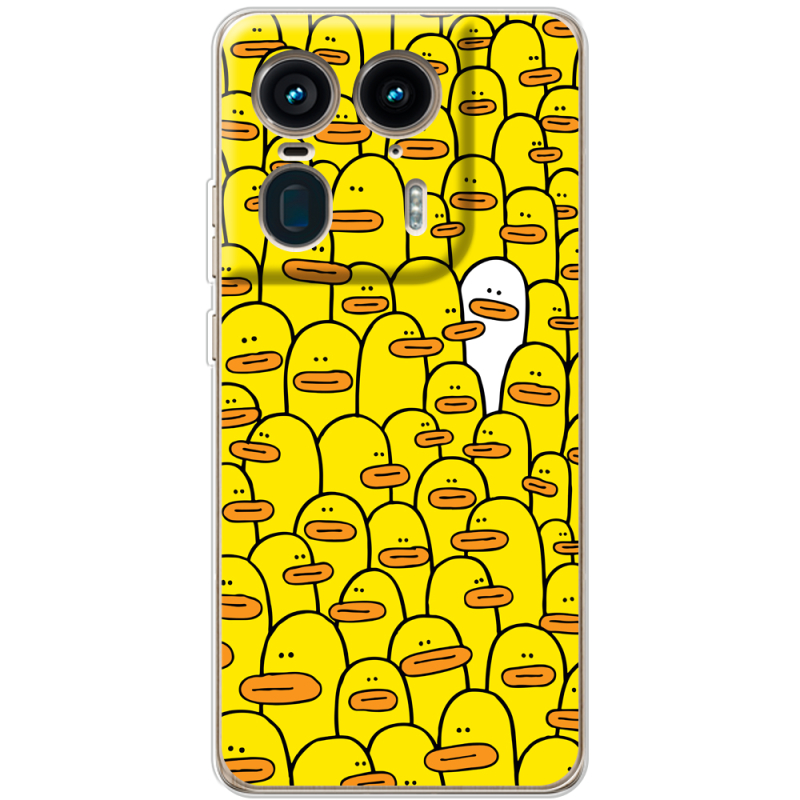 Чехол BoxFace Motorola Edge 50 Ultra Yellow Ducklings