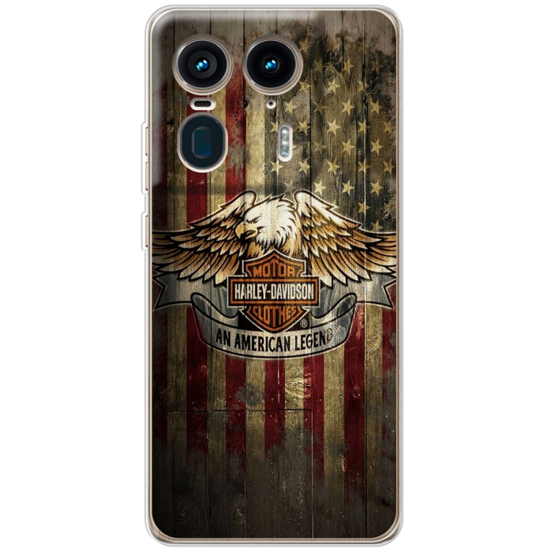 Чехол BoxFace Motorola Edge 50 Ultra Harley An American Legend