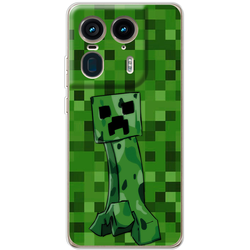 Чехол BoxFace Motorola Edge 50 Ultra Minecraft Creeper