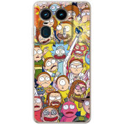 Чехол BoxFace Motorola Edge 50 Ultra Rick and Morty