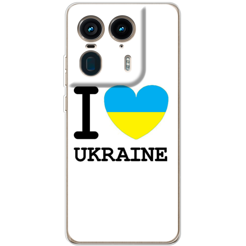 Чехол BoxFace Motorola Edge 50 Ultra I love Ukraine