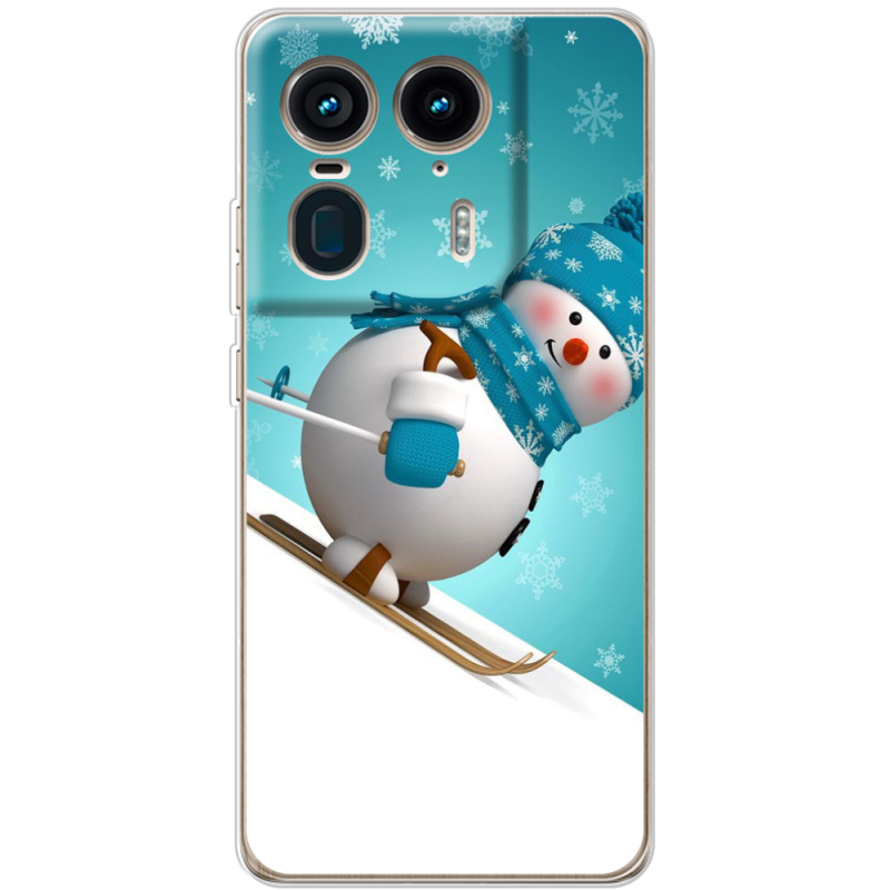 Чехол BoxFace Motorola Edge 50 Ultra Skier Snowman