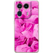 Чехол BoxFace Motorola Edge 50 Ultra Pink Flowers