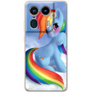 Чехол BoxFace Motorola Edge 50 Ultra My Little Pony Rainbow Dash