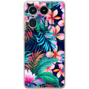 Чехол BoxFace Motorola Edge 50 Ultra flowers in the tropics