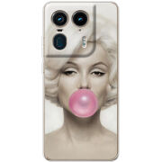 Чехол BoxFace Motorola Edge 50 Ultra Marilyn Monroe Bubble Gum