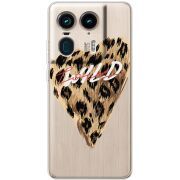 Прозрачный чехол BoxFace Motorola Edge 50 Ultra Wild Love