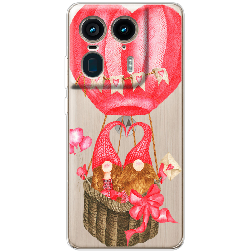 Прозрачный чехол BoxFace Motorola Edge 50 Ultra Valentine Dwarfs