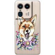 Прозрачный чехол BoxFace Motorola Edge 50 Ultra Winking Fox