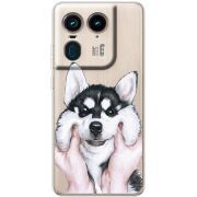 Прозрачный чехол BoxFace Motorola Edge 50 Ultra Husky