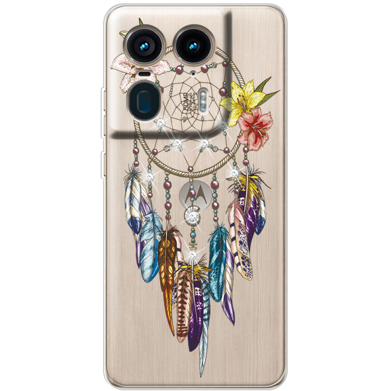 Чехол со стразами Motorola Edge 50 Ultra Dreamcatcher