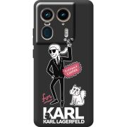 Черный чехол BoxFace Motorola Edge 50 Ultra For Karl