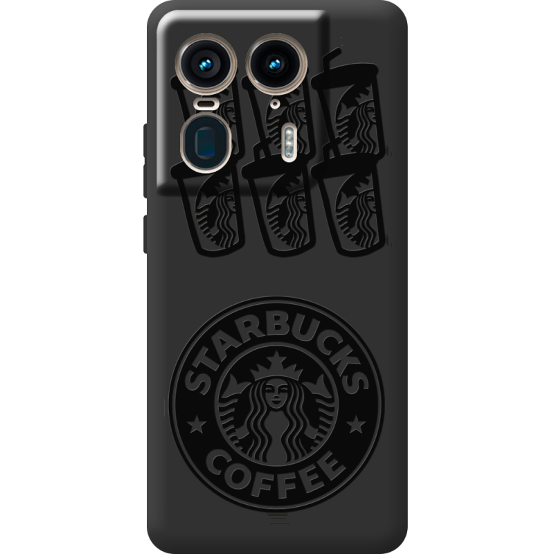 Черный чехол BoxFace Motorola Edge 50 Ultra Black Coffee