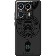 Черный чехол BoxFace Motorola Edge 50 Ultra Dark Coffee