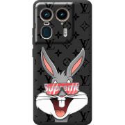 Черный чехол BoxFace Motorola Edge 50 Ultra looney bunny