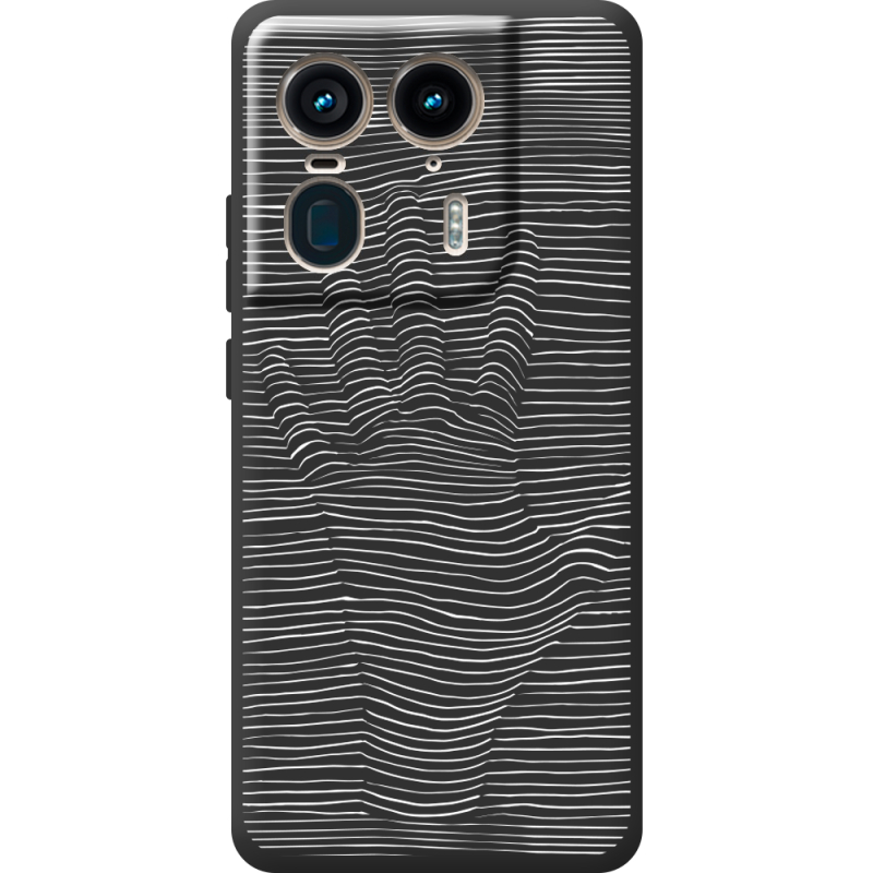 Черный чехол BoxFace Motorola Edge 50 Ultra Optical Hand