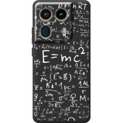 Черный чехол BoxFace Motorola Edge 50 Ultra E=mc2