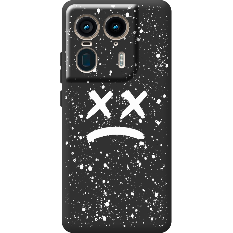 Черный чехол BoxFace Motorola Edge 50 Ultra Sad Way