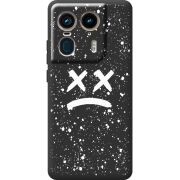 Черный чехол BoxFace Motorola Edge 50 Ultra Sad Way