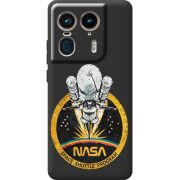 Черный чехол BoxFace Motorola Edge 50 Ultra NASA Spaceship