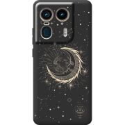 Черный чехол BoxFace Motorola Edge 50 Ultra Moon