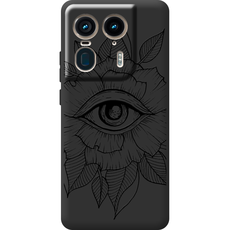 Черный чехол BoxFace Motorola Edge 50 Ultra Eye