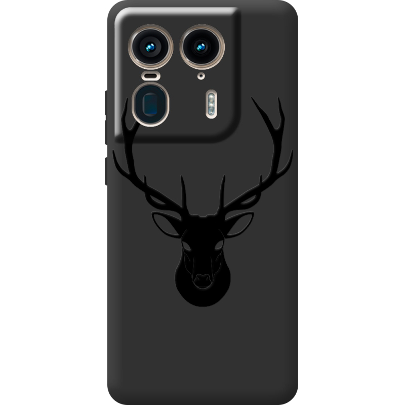 Черный чехол BoxFace Motorola Edge 50 Ultra Deer